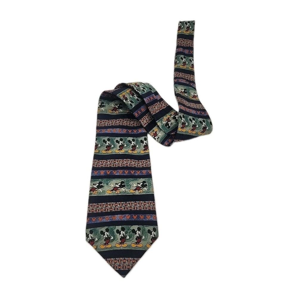 Vintage Walt Disney‎ Store Classic Mickey Mouse Novelty Necktie Silk